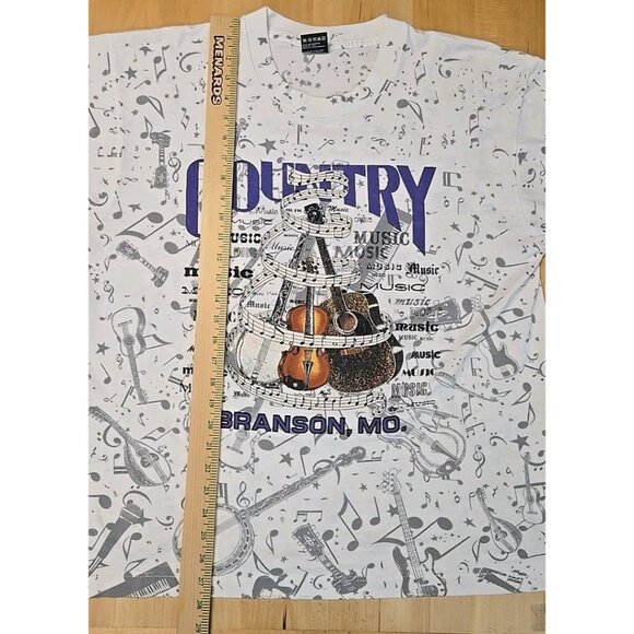 VTG Branson Country Music Shirt Single Stitch Tee Shirt Size XL All Over Print - Picture 8 of 10